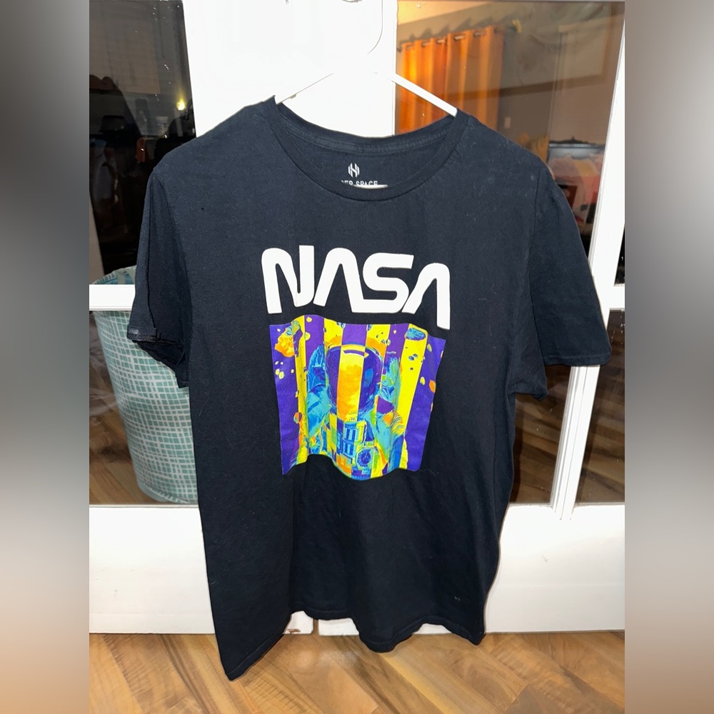 Hyper Space NASA aesthetic shirt that has never been worn size L